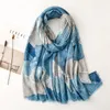 Spring Fashion Autumn Women Viscose Scarf Lovely Floral Patchwork Hijab Sjalar och Wraps Kvinna Foulards Echarpe Muslim 180 * 90cm