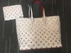 Damentaschen Modedesigner Real Reather Redbottoms Handtaschen hochwertige Damen Schulter Messenger Bag Shopping große Größe 2 Bilder/Set Luxus-Geldbörsen