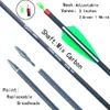 28 "30" 31 "od7.6 ملليمتر العمود الفقري 500 الكربون السهم ل recurve مجمع الانحاري الأسهم الرماية الرماية الصيد اكسسوارات