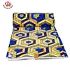 6 meter / Lot African Fabric Geometric Patterns Ankara Polyester Farbic för sömnad Vaxtryck Tyg av Yard Designer FP6258 210702