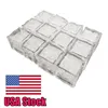 USA Stock Night Lights 960 Pack Multi Color Light-Up LED-ijsblokjes met veranderende en aan/uit-schakelaar Partylamp kleurrijk gloeiende blokflits sensor inductie