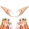 10Pairs Party Supplies Gullig Halloween Glöd i Dark Fairy Cosplay Anime Fake Elf Ears Props Pixie Kostym Påsk Dekoration Jul cosplay gåvor