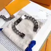 Modemarken Damen Beacelets für Frauen Wickelmanschette Armbänder aus Slake-Legierung mit Legierungsschnalle Paar Naturschmuck mit Box6872105