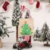 Boże Narodzenie Candy Prezent Torby Xmas Santa Claus Dzieci Torebka Cute Etui Sack Present Torba Party Dostaw Dekoracje CGY130