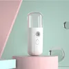 30ml Nano Mist Sprayer Novedad Iluminación Portátil Mini Handheld Verano Hidratante Facial Face Steamer Humidificador Cool-Mist Spray Belleza Cuidado de la piel