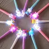 Gel Pens 0.5mm Night Light Rainbow Lovely Unicorn Modeling Creative Cartoon Luxury Pen Student Gift Writing Supplies GF658