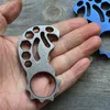 Titanium EDC Flasköppnare Keychain Pendants Multifunktion Hexagonal Skiftnyckel Utomhusverktyg Knuckles Broken Fönsterverktyg ZH29