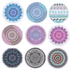 Beach mat tassels edge round Blanket beach towels Printed Picnic Camping mat Outdoors Sports pool Leisure Yoga pads Blanket