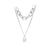 50% korting Punk Multi Layered Pearl Choker Ketting Kraag Verklaring Maagd Maria Coin Crystal Hanger Dames Sieraden Dropship