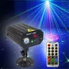 Party Laser Lighting DJ Disco Lights Flash Stage Light Sound Control Projector met afstandsbedieningen Geschikt voor verjaardag Bruiloft KTV Courtyard Room