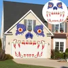 Wall Stickers 1Set Halloween Door Horror Eyes Fangs Garage Floor Car Home Party Holiday Decoration Supplies