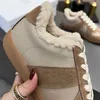 Winter training shoes designer retro classic shape wool warmth mens and womens designer casual style tendon soles size 35-45