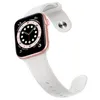 Apple Watch Series 1 2 3 4 5 6 7 8 SE Watch Band 38mm 40mm 44mm 42mm交換用アクセサリーリストバンド用の純粋なシリコンストラップラバーウォッチバンド