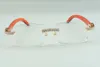 2021 очки с натуральными гибридными деревянными дужками 3524012, роскошные дизайнерские очки с бесконечными бриллиантами, размер оправы 36 18135mm9423105