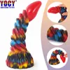 Nxy anal leksaker ny flytande silikon färg djur penis falsk kvinnlig sugkopp rolig onani enhet 0314