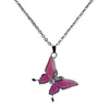 butterfly gem ketting