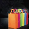 Novo bolsa de dobramento colorido Sacos de compras dobráveis ​​malas de compras reutilizáveis ​​Bolsa de dobramento Eco-friendly New Senhoras Sacos de Armazenamento DAS21