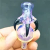 Glass Dragon Claw Orb Bong di perle con 10mm 45ﾰ Giunto femmina Bong di vetro a mano viola Bong d'acqua Tubi d'acqua Rig petrolifero Gorgogliatori