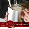 CHANOVEL Espresso-Kaffeekanne aus Edelstahl 304, Craft Latte-Milchaufschäumkännchen 210309