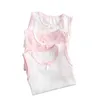 ragazza canotte senza maniche gilet per bambini abiti in pizzo di cotone neonate top abbigliamento per 3-10 anni bambini 4095 02 210622