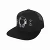 Diseño de letras bordadas curva moda ola gorras hombre Hip Hop viaje visera malla hombre mujer Cruz Punk béisbol sombreros lo último