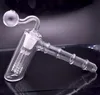 Tuyaux d'eau en verre en gros marteau 6 bras perc percolateur percolateur barboteur plates-formes pétrolières bongs en verre recycleur de tuyaux narguilés en verre pour fumer