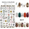 nail sticker 3d ultrathin selfadhesive leopard butterfly eggshell dairy cow milk 2021 new style nail art sticker decals9077324