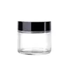 2021 vaso cosmetico in vetro trasparente da 60 ml - 60 g crema per la cura della pelle bottiglia riutilizzabile contenitore cosmetico strumento per il trucco per l'imballaggio da viaggio
