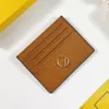 2022 new high-quality card bag men's and women's classic leisure Credit Card Cardholder cowhide ultra-thin Wallet Gift Box