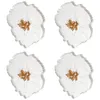 Coussinets de tapis, agate lisse de tranche, coussin de bougie, coussin de bol Coap, ensemble de décoration pour la maison 4