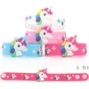 NOUVEAU Licorne Silicone Bracelet 4 Couleur Bande Dessinée Bracelet Enfant Filles Bijoux De Mode Silicone Licorne Bracelet Enfants Cadeau Jouet RRB12480