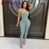 PinePear Sexy Sport Sport Porter Yoga Ensemble Fitnjumpsuit Romper Sportswear pour Femme Gym Running Training Training Workout Suit Femme X0629