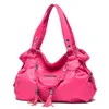 HBP Handbags Purses Women Totes Bag Fashion Shoulder Bags Ladies HandBag Purse PU Leather Female Hand Bolso Pink Color