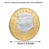 2 diseños 2024 PRESIDENTE DE EE. UU. Donald Trump Eagle Moneda conmemorativa Insignia de regalo en relieve Collective Collective Souvenir Monedas HY0155