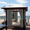 Открытые шторы Pergola занавес крытый открытый водонепроницаемый патио шторы натуральные занавески занавес для беседки крыльцо 210712