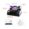 Copiers UV LED-flatbed inkjetprinter inkt printen A4 voor metalen fles glas acryl kristal machine