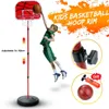 72-150CM Basketball Stands Height Adjustable Kids Ball Hoop Toy Set Boy Training Practice Outdoor Frame Stand Adjust Sports Activity Game Mini Indoor Child Play Yard