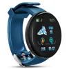 Orijinal D18 Akıllı Saatler Bilezik Su Geçirmez Kalp Hızı Kan Basıncı Renk Ekran Spor Tracker Akıllı Bileklik Smartband IOS Android DHL için Adımsayar