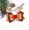 Ins 8 couleurs 314 pouces taille Noël Paillette cheveux Bow fille Barrettes Filles Accessoires Lucky Deer Horn enfants fête clipper Ou Bi5114479