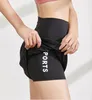 Sexig kvinnors sport höga midjeshorts atletiska gymträning fitness leggings andas träning yoga shorts för damer T200412