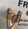Оптовая продажа с фабрики, женская сумка-цепочка, простая кожаная сумка-мессенджер с атмосферным давлением, уличная тенденция, сумки из крокодила, ретро, каменная женская сумка 1352