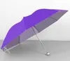 7K 8K Ultraviolet-preuve Ensoleillé Parapluies Trois Pliage Parasol Parapluie Femmes Hommes Portable Étanche Ombre Affaires Fimbriae BH5503 TYJ