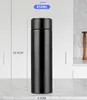 Bottiglie di misurazione della temperatura intelligente Bottiglie d'acqua Display touch a LED Temperature Tazza Coppia Tazze Tazza da lavoro creativa Nave DHL gratuita HH21-103