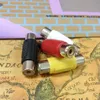 RCA Connector Acpler Straight Dual Video Cable Cable Cable Clop Adapter Red Black White Yellow