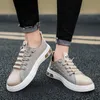 Mężczyźni Kobiety Moda Buty Kolor Biały Szary Czarny Mens Sport Trenerzy Platformy Sneakers Rozmiar 39-44 V033