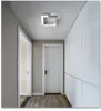 Moderne witte LED-plafondverlichting geometrie vierkante dimbare kunst kroonluchter indoor decoratie voor het leven in de eetkamer