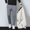 Vinter Tjock Varm Fleece Sweatpants Män Joggar Sportkläder Termiska Byxor Stor Storlek 8xl Casual Track Byxor med dragkedja Pocket 211119