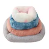 Прямоугольная форма длинная плюшевая собака кровать против скольжения Botton теплый зимний щенок подушки коврик для домашних животных для маленькой большой собаки диван 210915