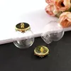 Novelty Items 20x15mm Mini Ball Glass Globe Bottle Pendants With Crown Lid Empty Hollow Globes Bubble Pendant Jewelry Accessory