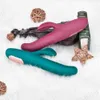 G Spot Dildo Vibrador Silicone Sexo Brinquedos Para As Mulheres Aquecimento Escalável Língua Lamber Wand Clitóris Massager Shaki Adulto Sexo Shopp0804